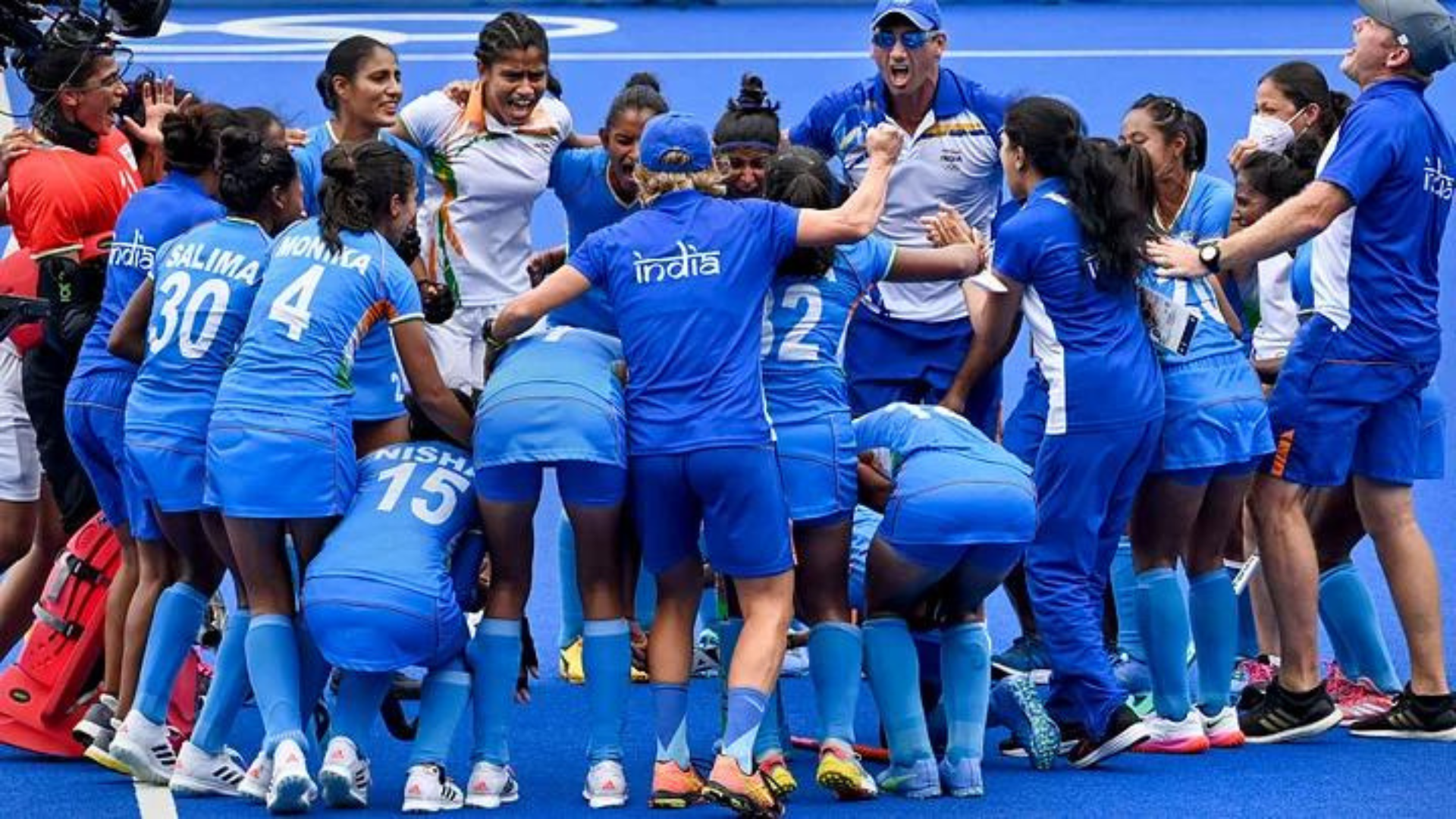 Triumphant Victory: India Women’s Hockey Dominance Propels Them to Olympics Semifinals With a 5–1 Win Over Italy-thumnail