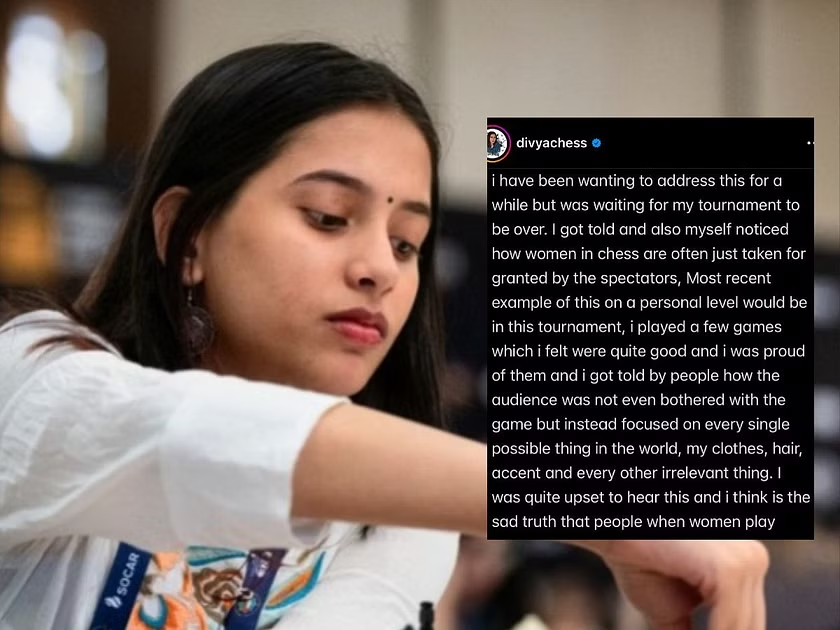 Indian chess player Divya Deshmukh, 18, claims discrimination and misogyny: ‘They focused on my clothing and hair.’-thumnail