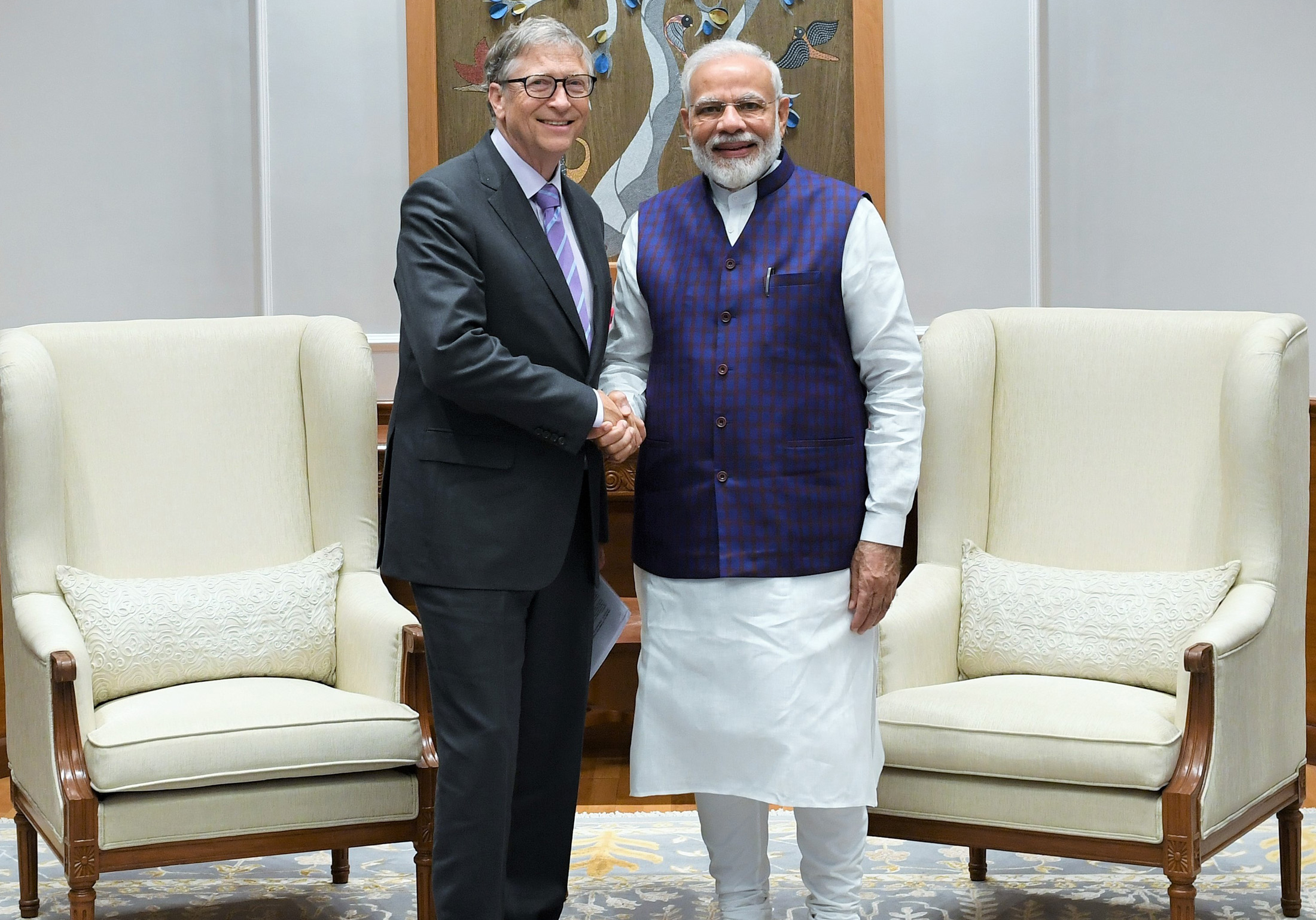 Prime Minister Modi meets Bill Gates, discusses artificial intelligence, women’s empowerment, and more-thumnail