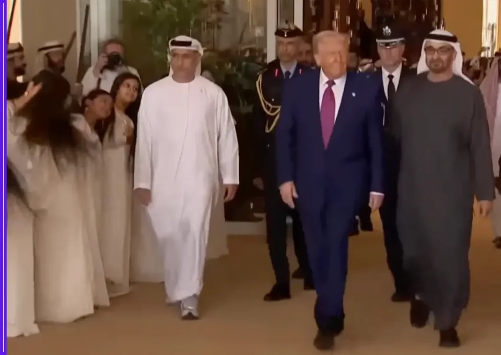 Hair-Flipping Dancers Greet Trump in UAE: A Cultural Welcome with a Modern Twist 1 Hair-Flipping Dancers Greet Trump in UAE