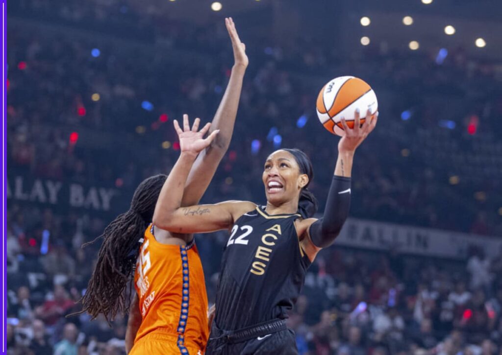 Wilson Powers Aces to Dominant 87-72 Win Over Dream with Double-Double Performance 1 A’ja Wilson